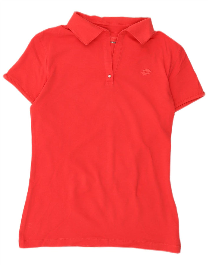 Polo da donna LOTTO UK 20 2XL Cotone rosso