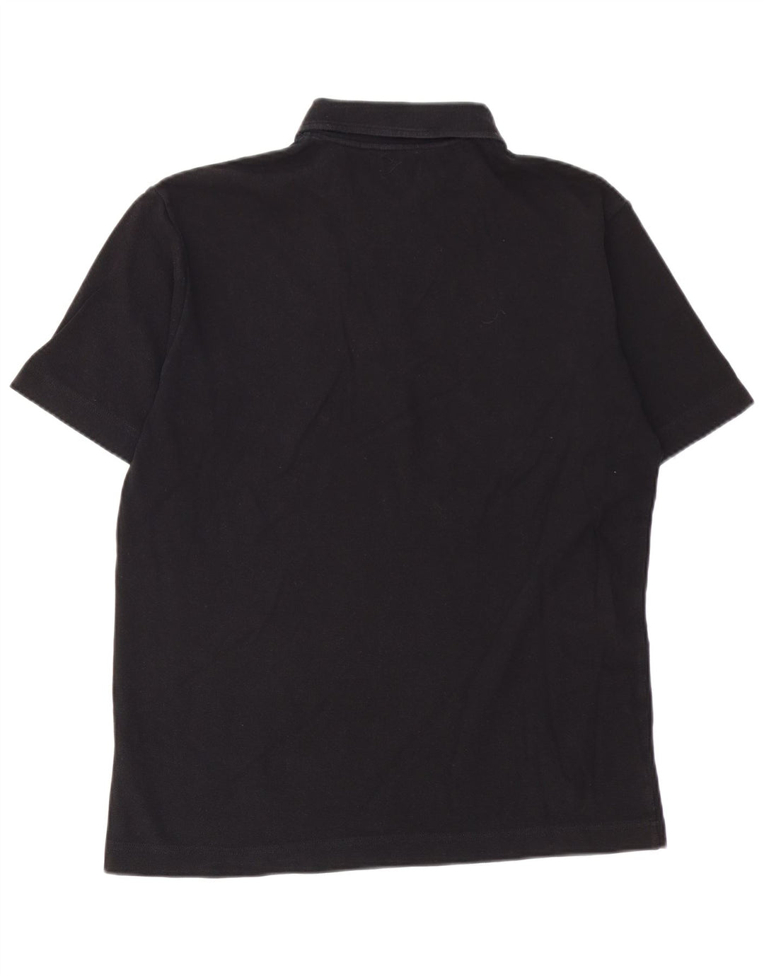 Polo Kappa Uomo Large Nera In Cotone