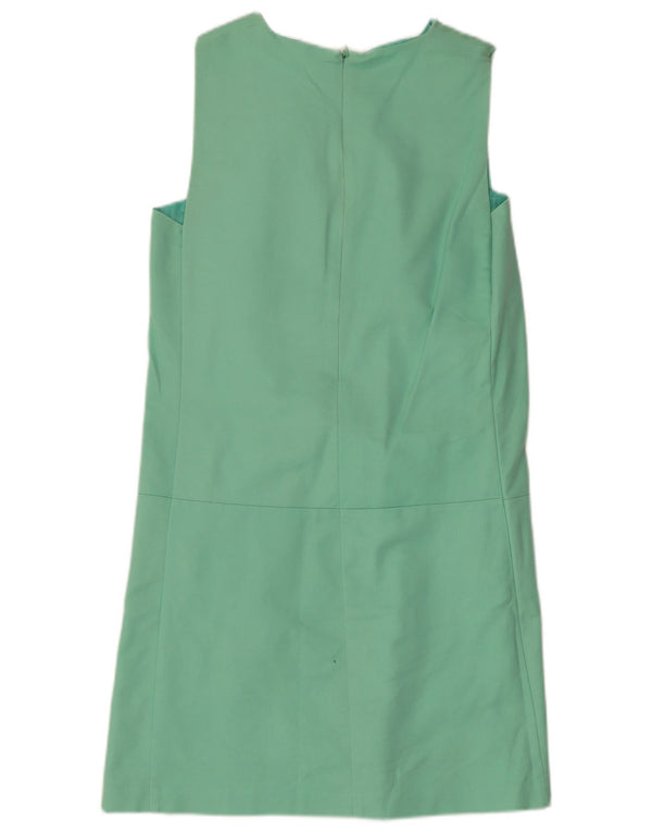 Abito a trapezio senza maniche da donna Zara UK 10 piccolo verde