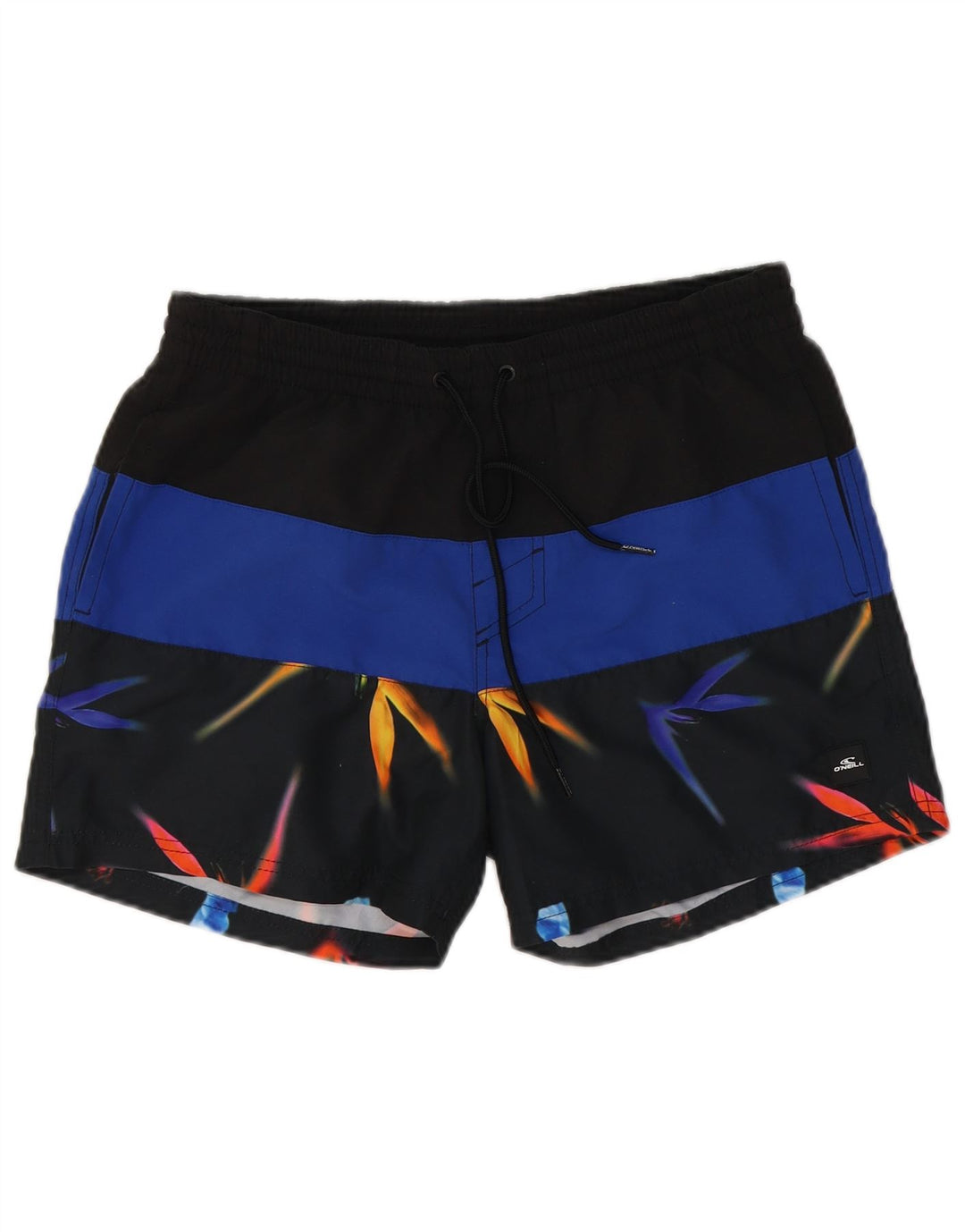 Pantaloncini da bagno da uomo O'Neill piccoli in poliestere color block nero