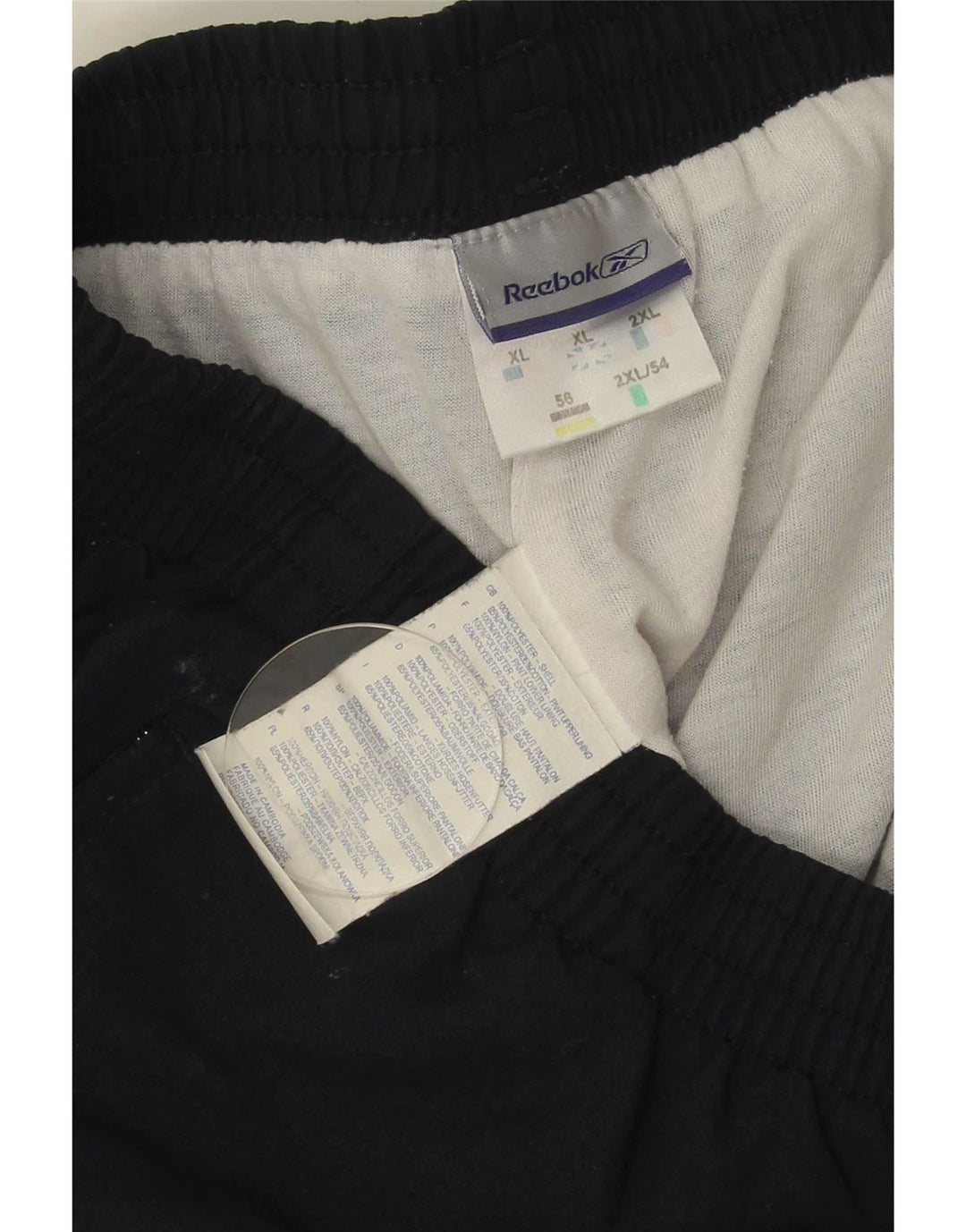 Pantaloni da tuta da uomo Reebok Joggers XL Blu Navy Poliestere