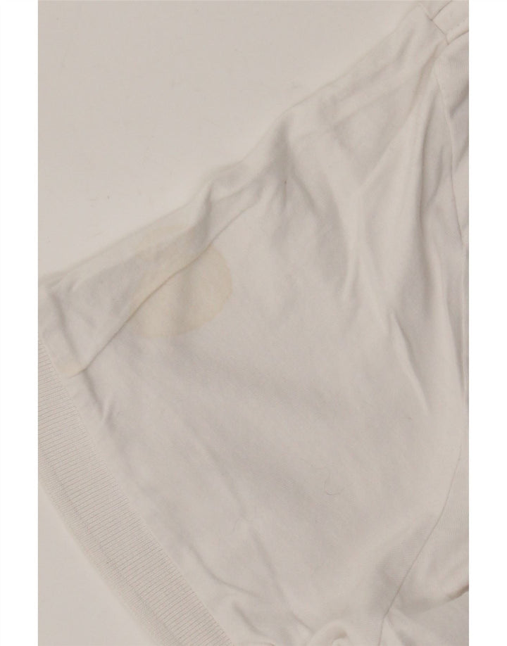 Polo da uomo French Connection XL in cotone bianco