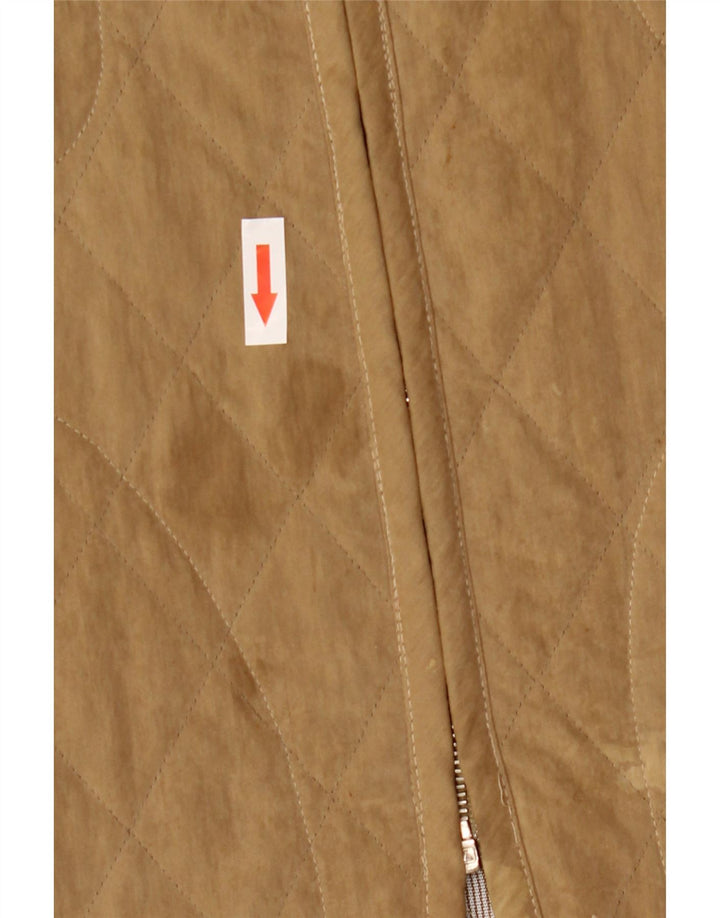 Gilet trapuntato da donna Allegri UK 14 beige medio