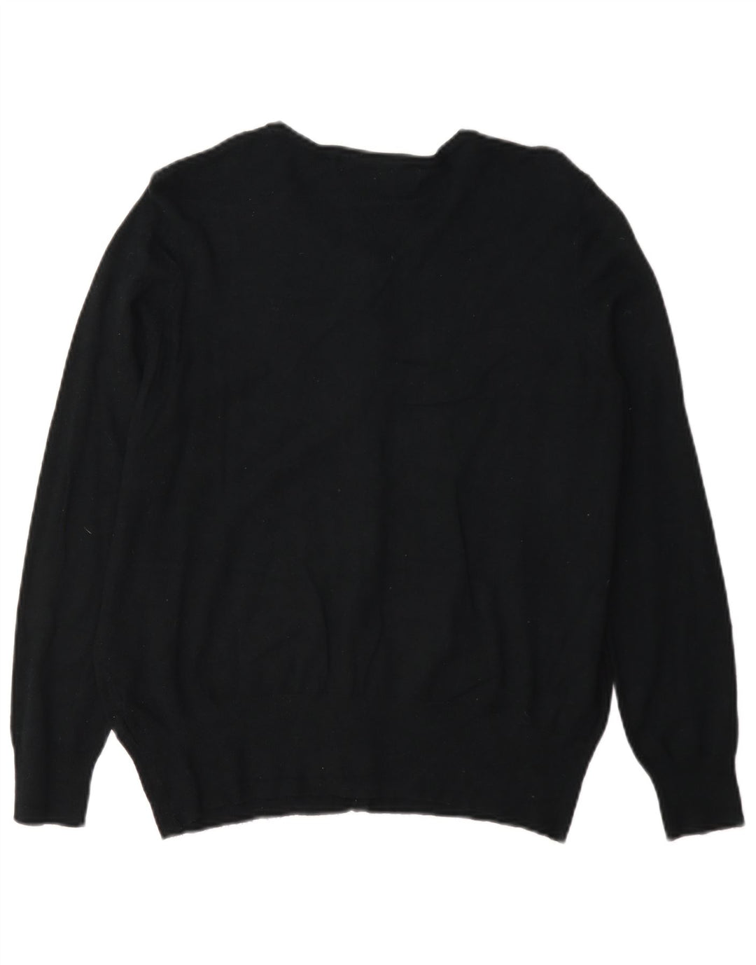 Maglione cardigan da donna Marks & Spencer UK 16 grande viscosa nera