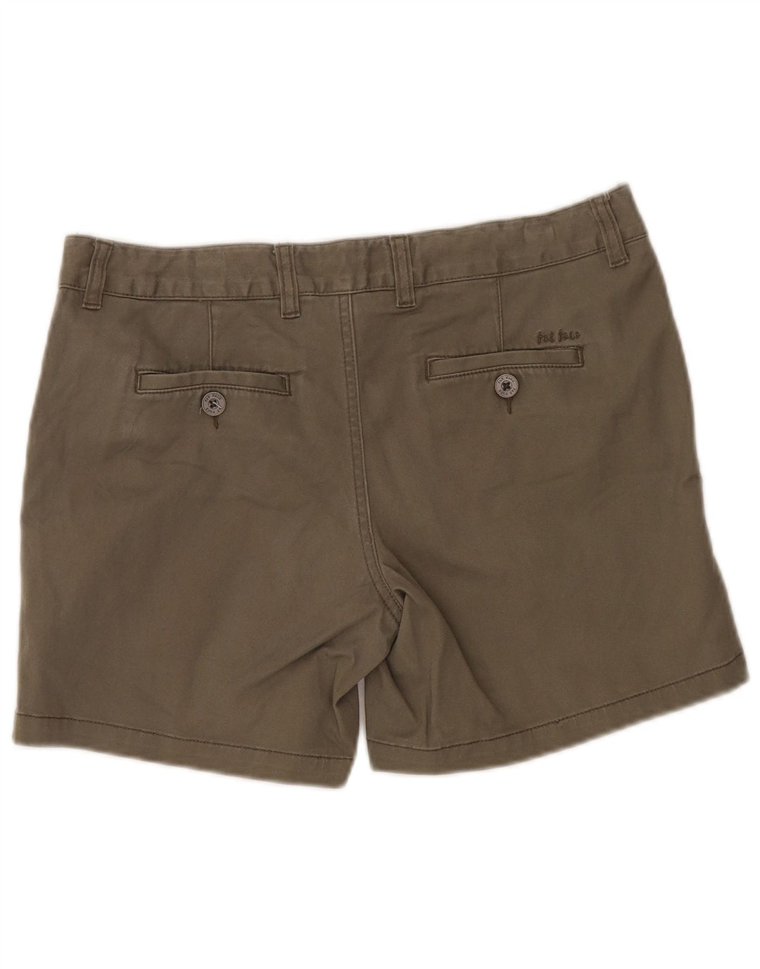 Pantaloncini chino da donna Fat Face UK 12 medi W34 cotone kaki