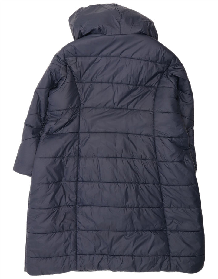 Cappotto imbottito oversize con cappuccio da donna Monsoon UK 22 2XL Poliestere blu navy