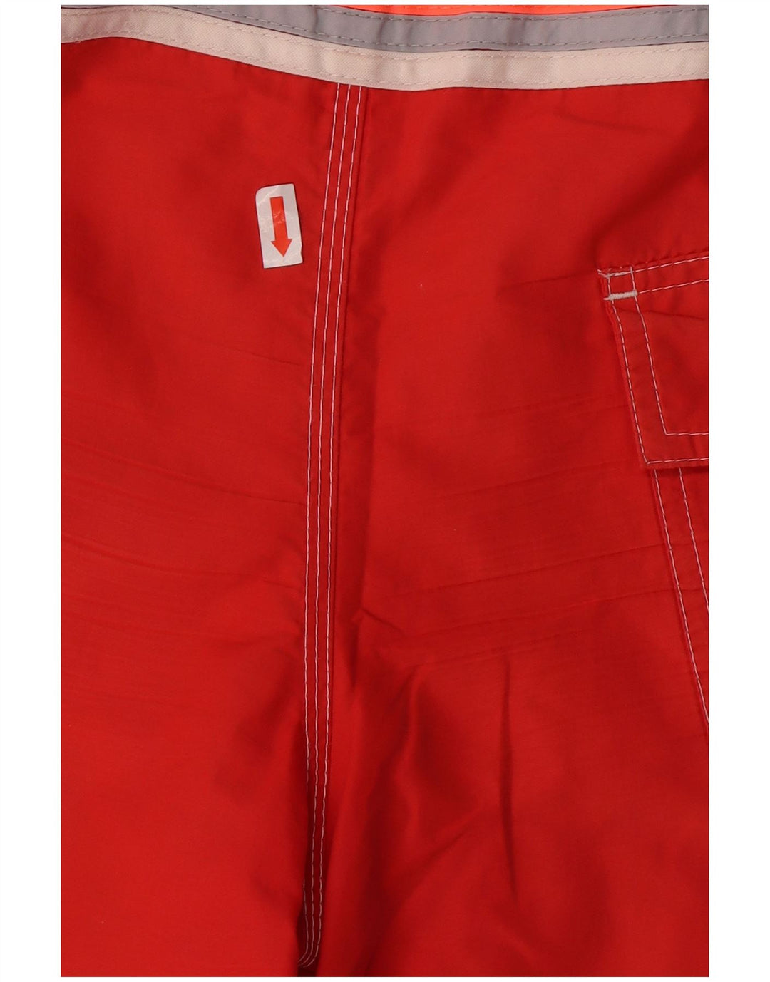 Pantaloncini da bagno grafici da uomo Sundek grandi in nylon rosso