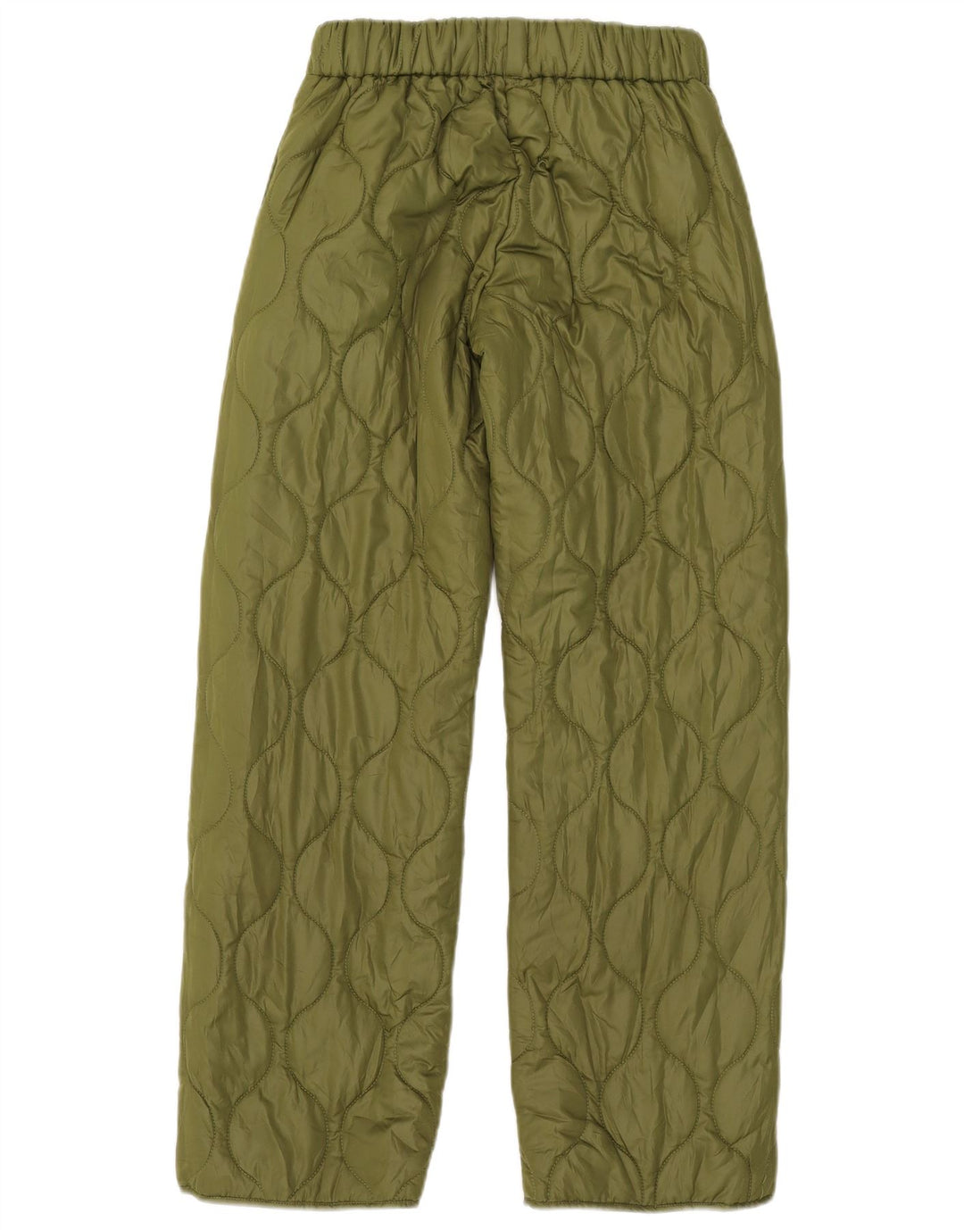 Pantaloni trapuntati da donna Topshop XS W25 L30 poliestere verde