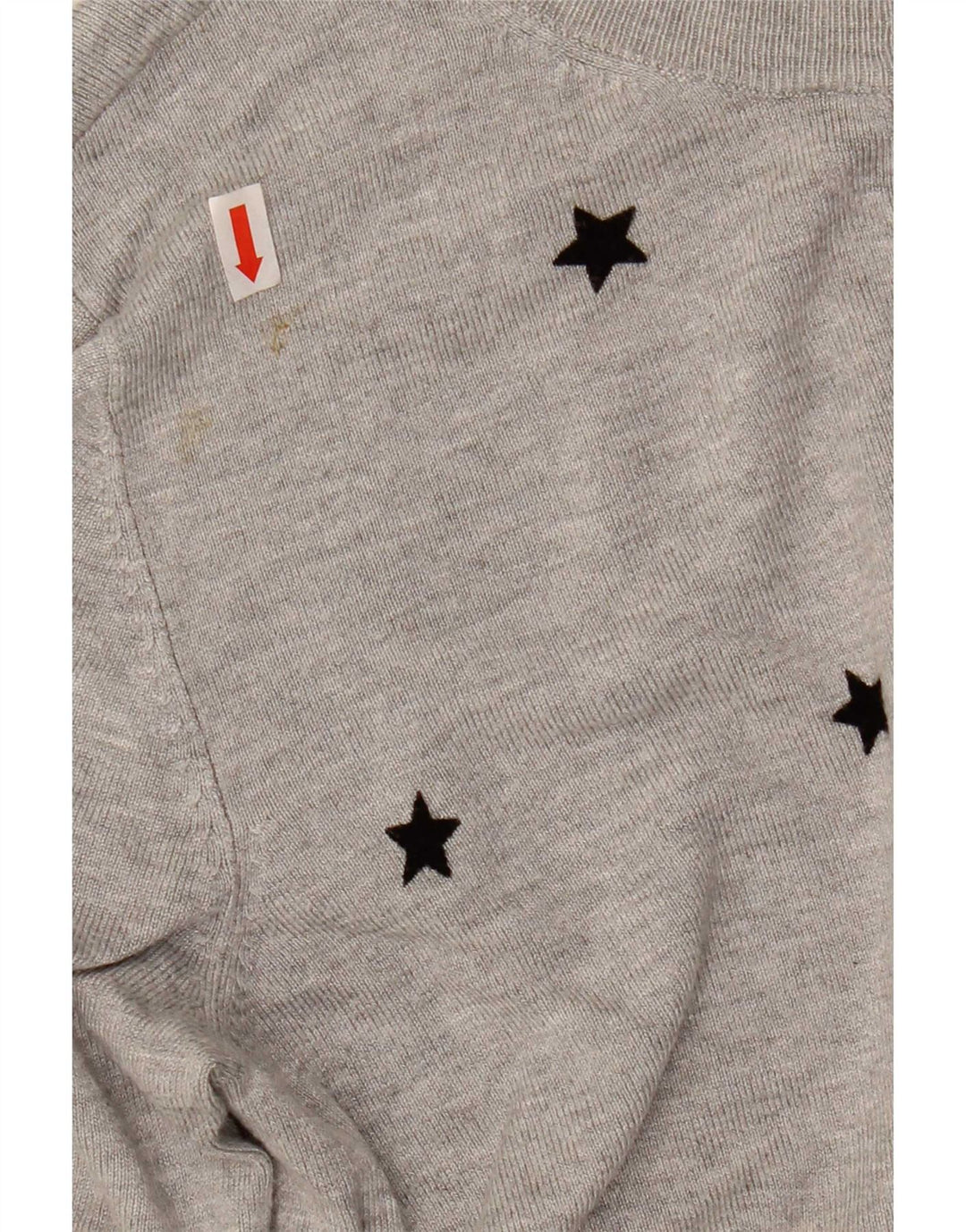 Maglione cardigan corto da donna Marks & Spencer UK 10 piccolo grigio
