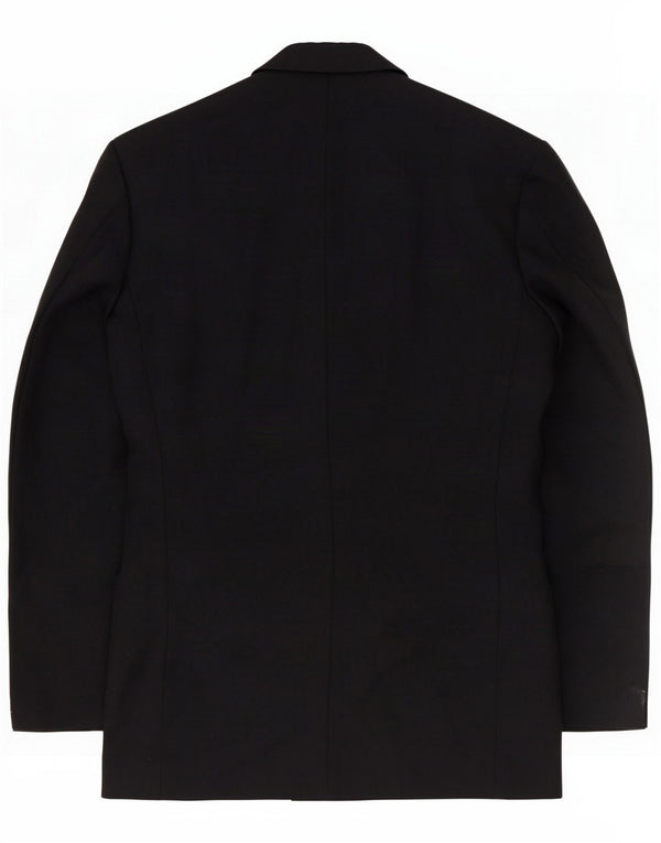 Wellington Giacca blazer doppiopetto da uomo UK 34 XS Nero
