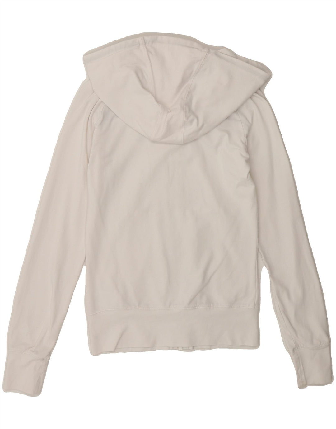 ADIDAS Womens Zip Hoodie Sweater UK 0/2 2XS White Polyester Vintage Adidas and Second-Hand Adidas from Messina Hembry 