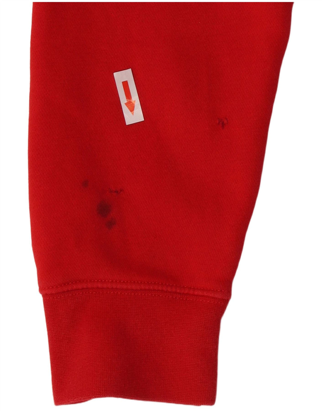 Felpa con cappuccio da uomo Nike Small rossa in cotone