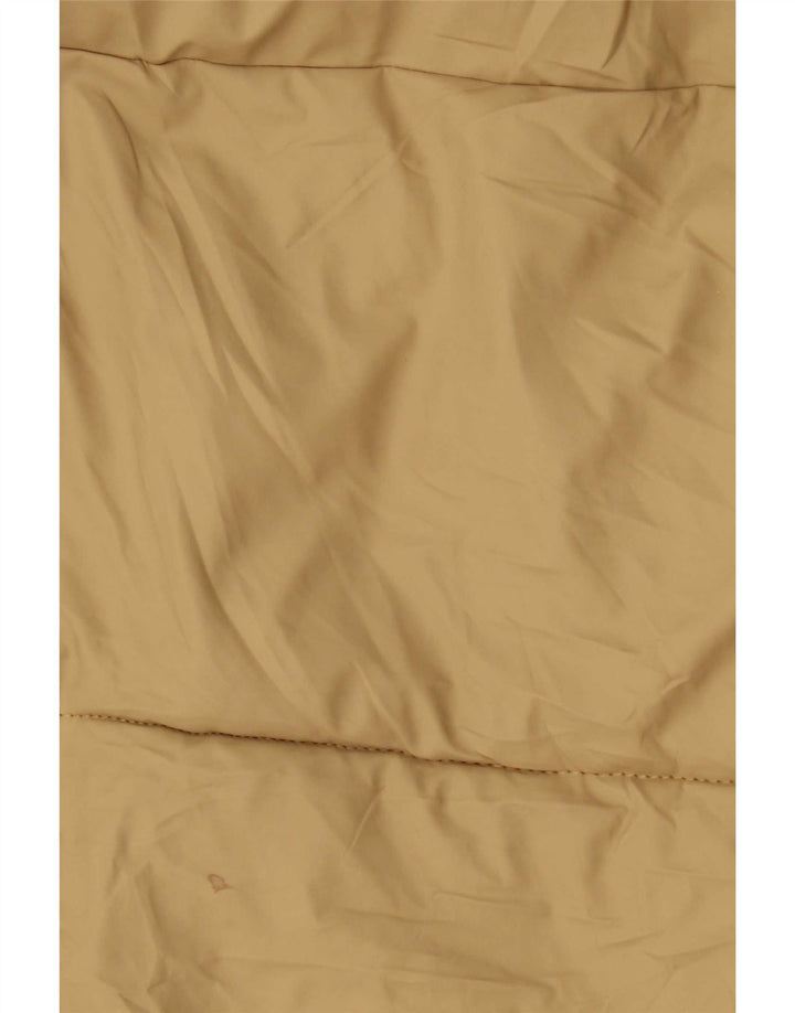 Giacca imbottita oversize con cappuccio da donna Zara UK 14 Beige medio