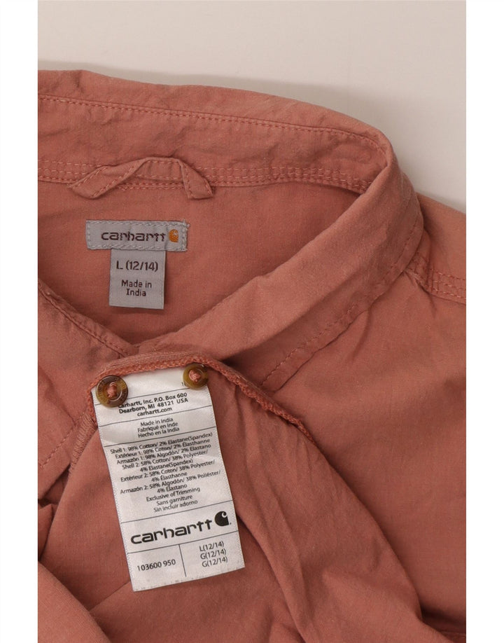 Camicia da donna Carhartt US 12/14 grande cotone rosa