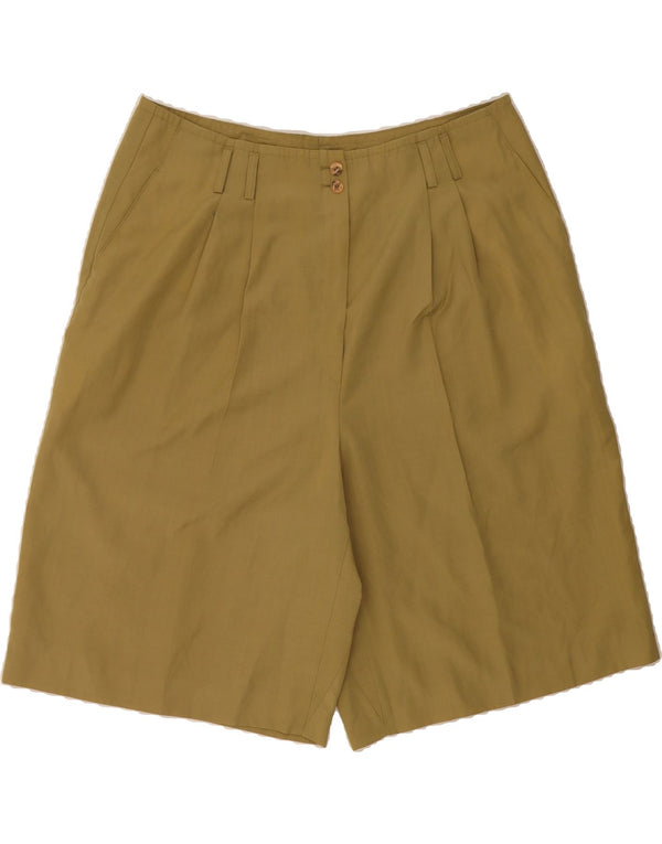 BRAX Womens Hiking Bermuda Shorts IT 48 XL W36 Khaki Polyester