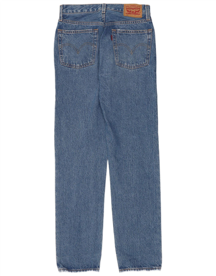 Jeans dritti Levi's 501 da donna W26 L30 cotone blu