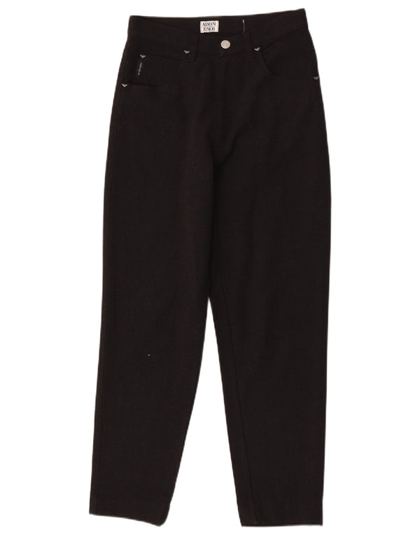 Pantaloni casual affusolati da ragazzo Armani Junior 11-12 anni W26 L26 Neri