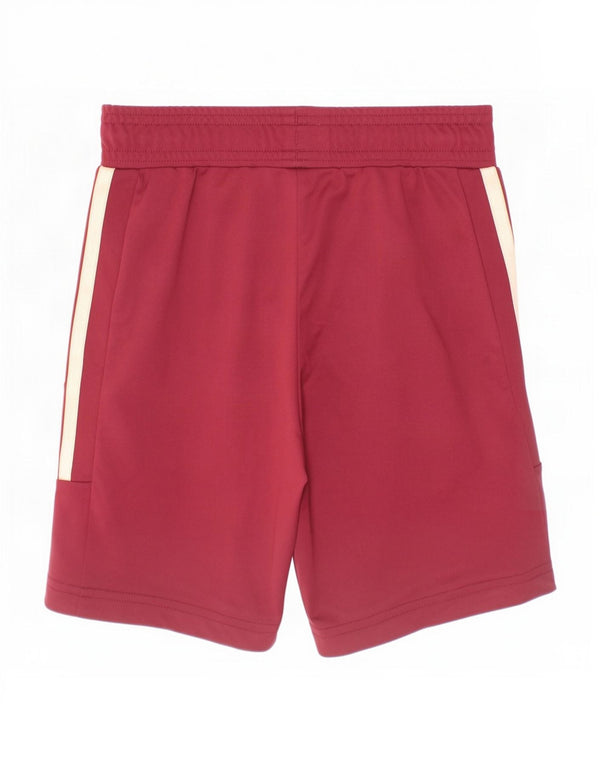 Pantaloncini sportivi Adidas Marvel per ragazze 6-7 anni in poliestere bordeaux