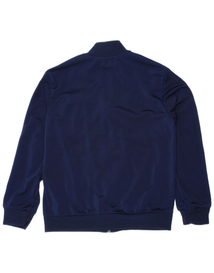 Giacca da ginnastica da ragazzo Adidas Manchester United 7-8 anni blu navy