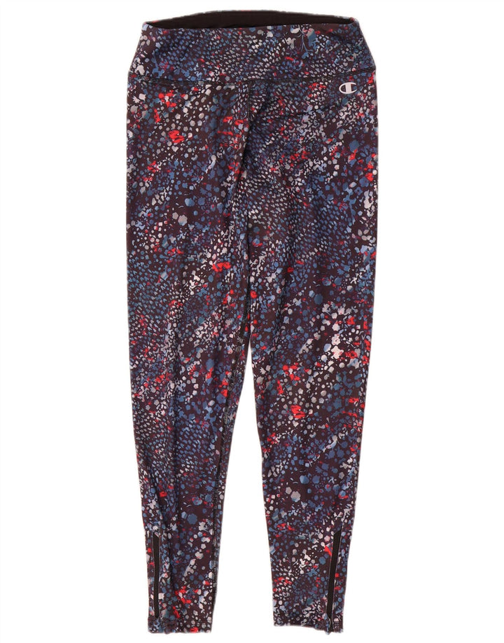 Leggings da donna con motivo astratto Champion UK 6 XS poliestere multicolore