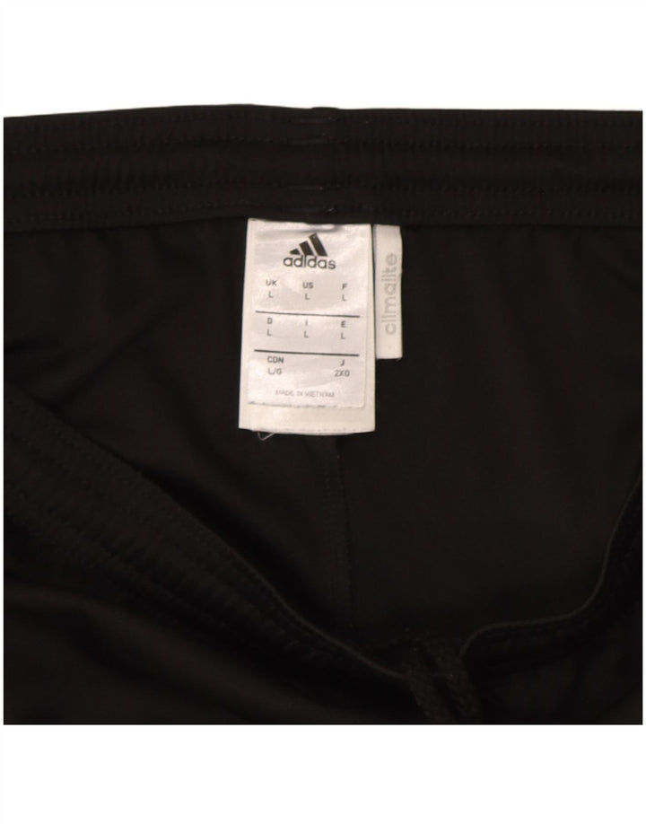 Pantaloncini sportivi Adidas Climalite da uomo grandi in poliestere nero