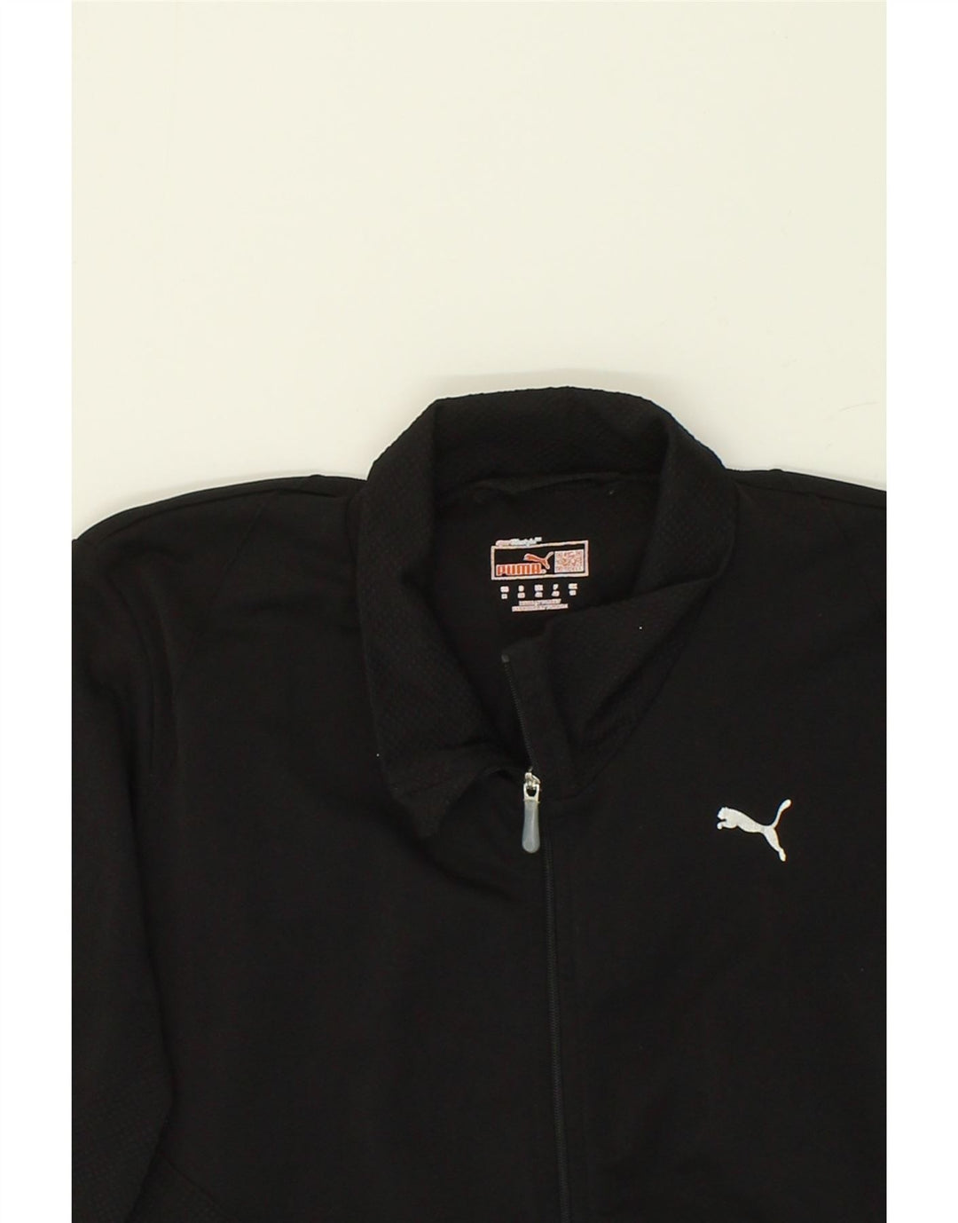 PUMA Womens Tracksuit Top Jacket UK 12 Medium  Black Polyamide Vintage Puma and Second-Hand Puma from Messina Hembry 