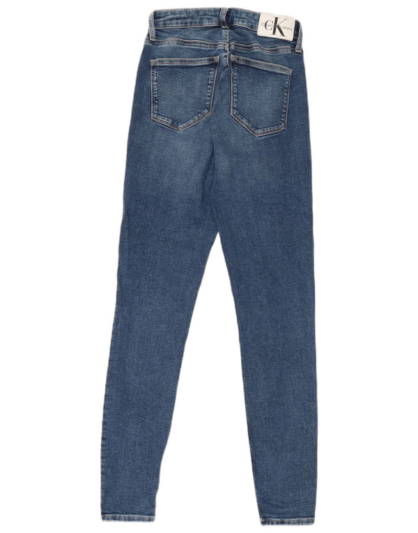 Jeans skinny da donna Calvin Klein W26 L27 cotone blu