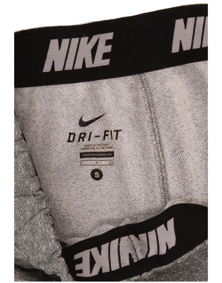 Pantaloni da tuta Nike Dri Fit da uomo, pantaloni da jogging, piccoli, in poliestere chiazzato grigio