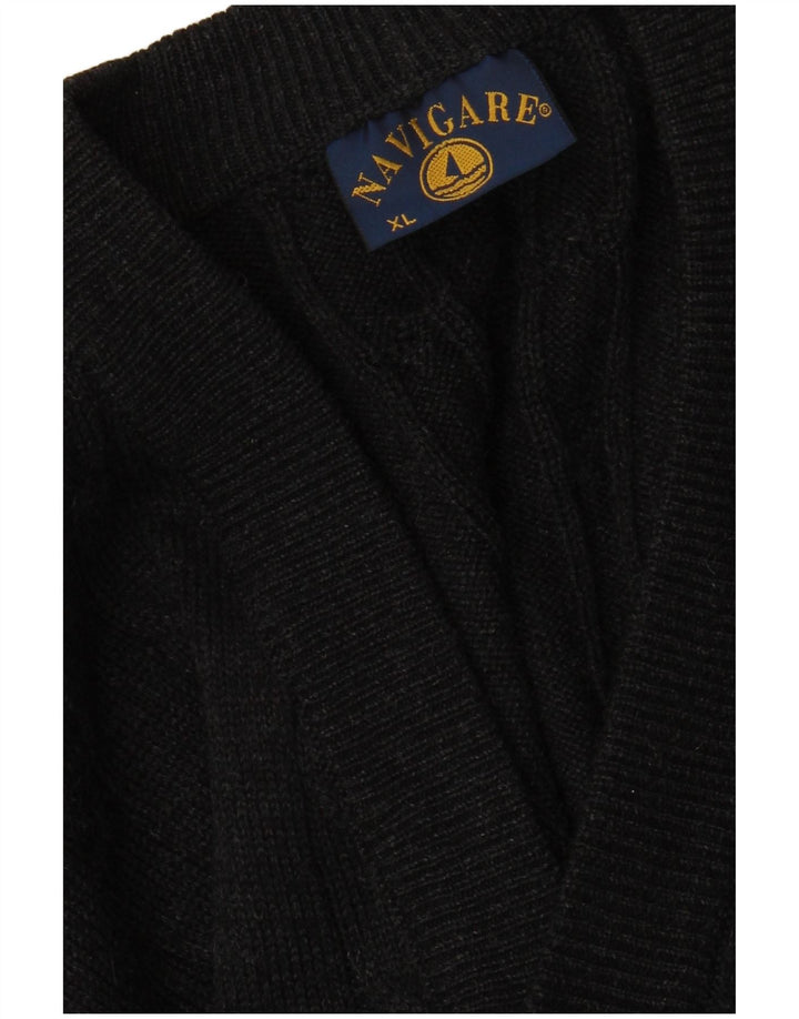 Maglione cardigan da uomo Navigare XL grigio