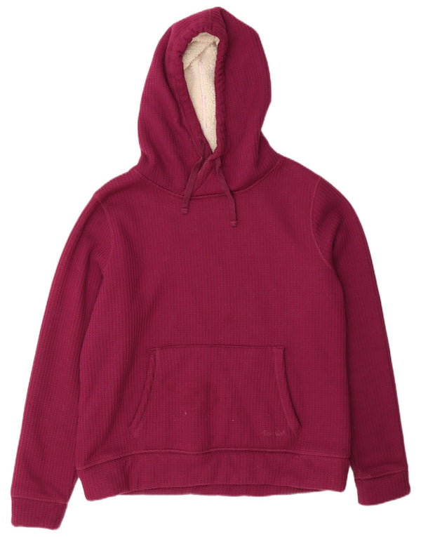 Maglione con cappuccio da donna Weird Fish UK 16 Large Bordeaux Poliestere