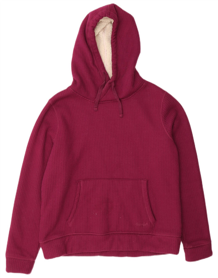 Maglione con cappuccio da donna Weird Fish UK 16 Large Bordeaux Poliestere