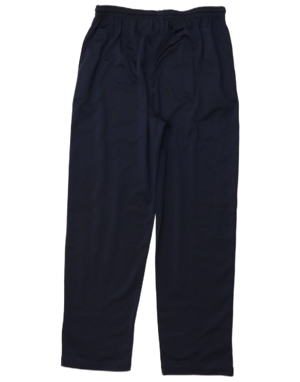 Pantaloni da tuta da uomo LOTTO UK 40/42 Large Blu Navy Colorblock