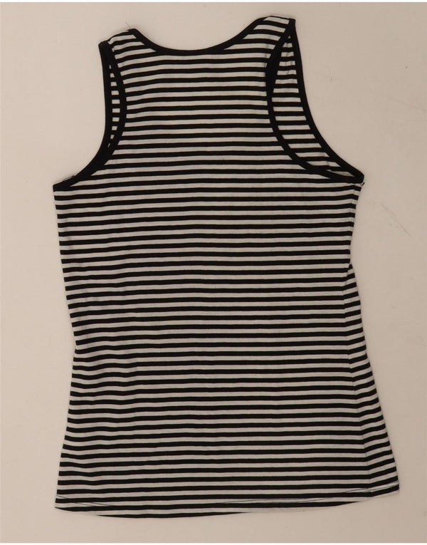 Canotta da donna Maui and Sons UK 10 piccola in cotone a righe bianche
