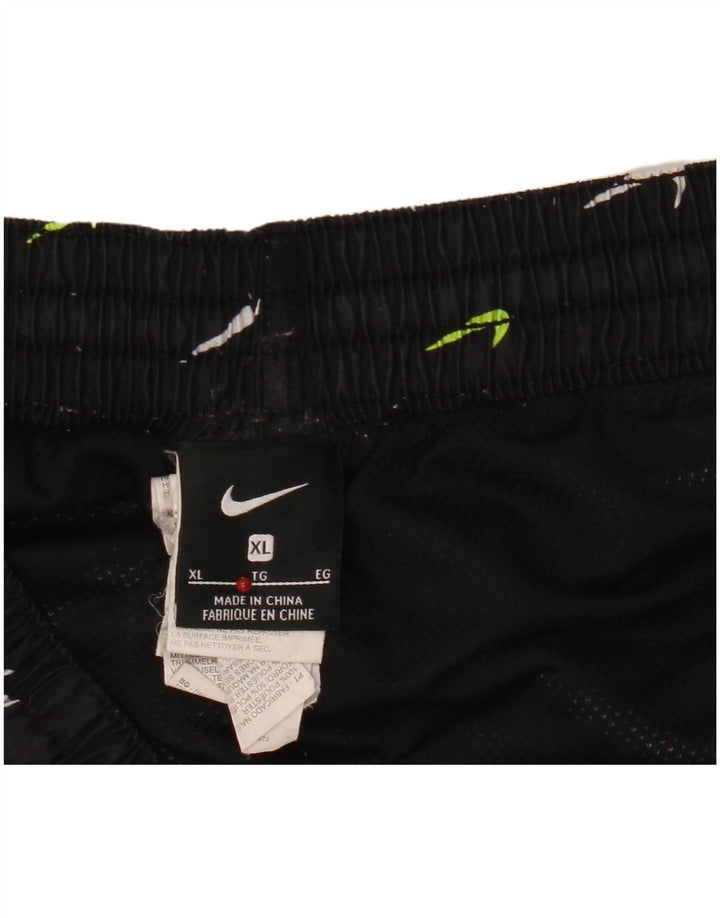 Pantaloncini sportivi grafici da uomo Nike XL poliestere nero
