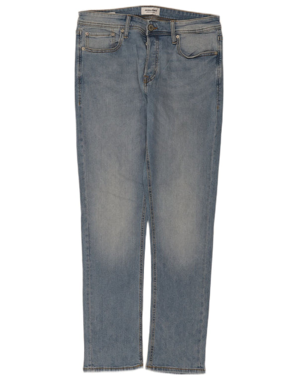 Jeans slim da uomo Jack & Jones W32 L32 cotone blu