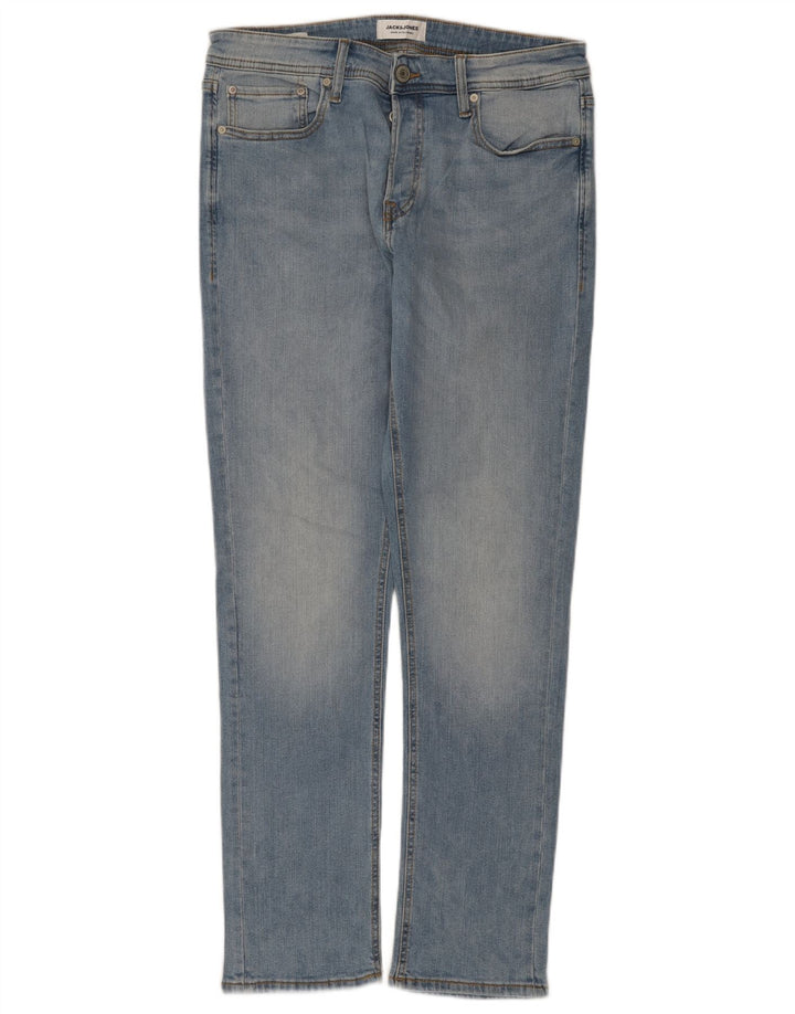 Jeans slim da uomo Jack & Jones W32 L32 cotone blu