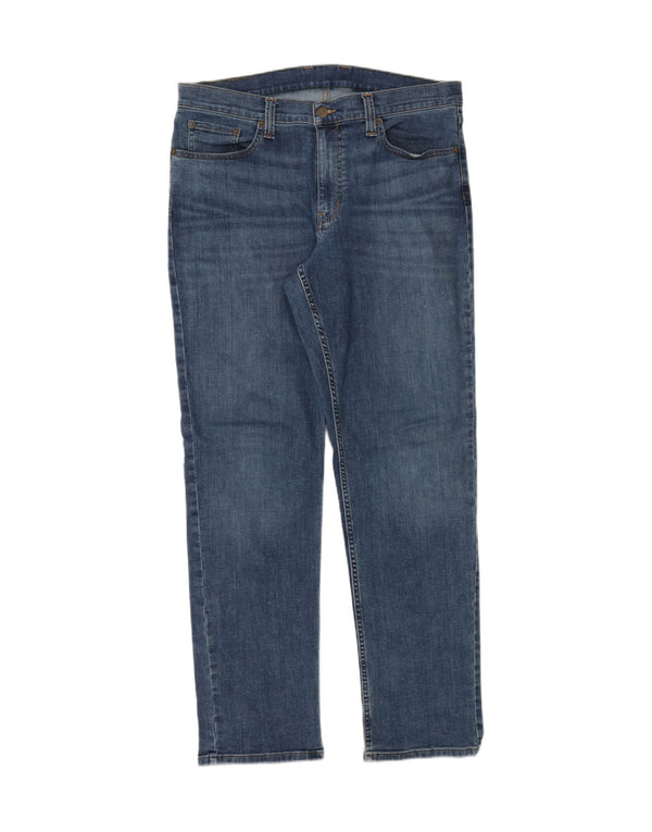 L.L.BEAN Mens Straight Jeans W34 L32 Blue Cotton