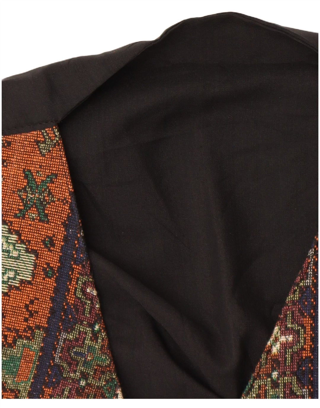 Gilet vintage da uomo piccolo Fair Isle multicolore