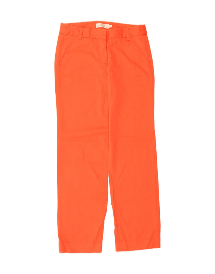 J. CREW Womens Broken In Straight Chino Trousers US 6 Medium W33 L31 Red Vintage J. Crew and Second-Hand J. Crew from Messina Hembry 