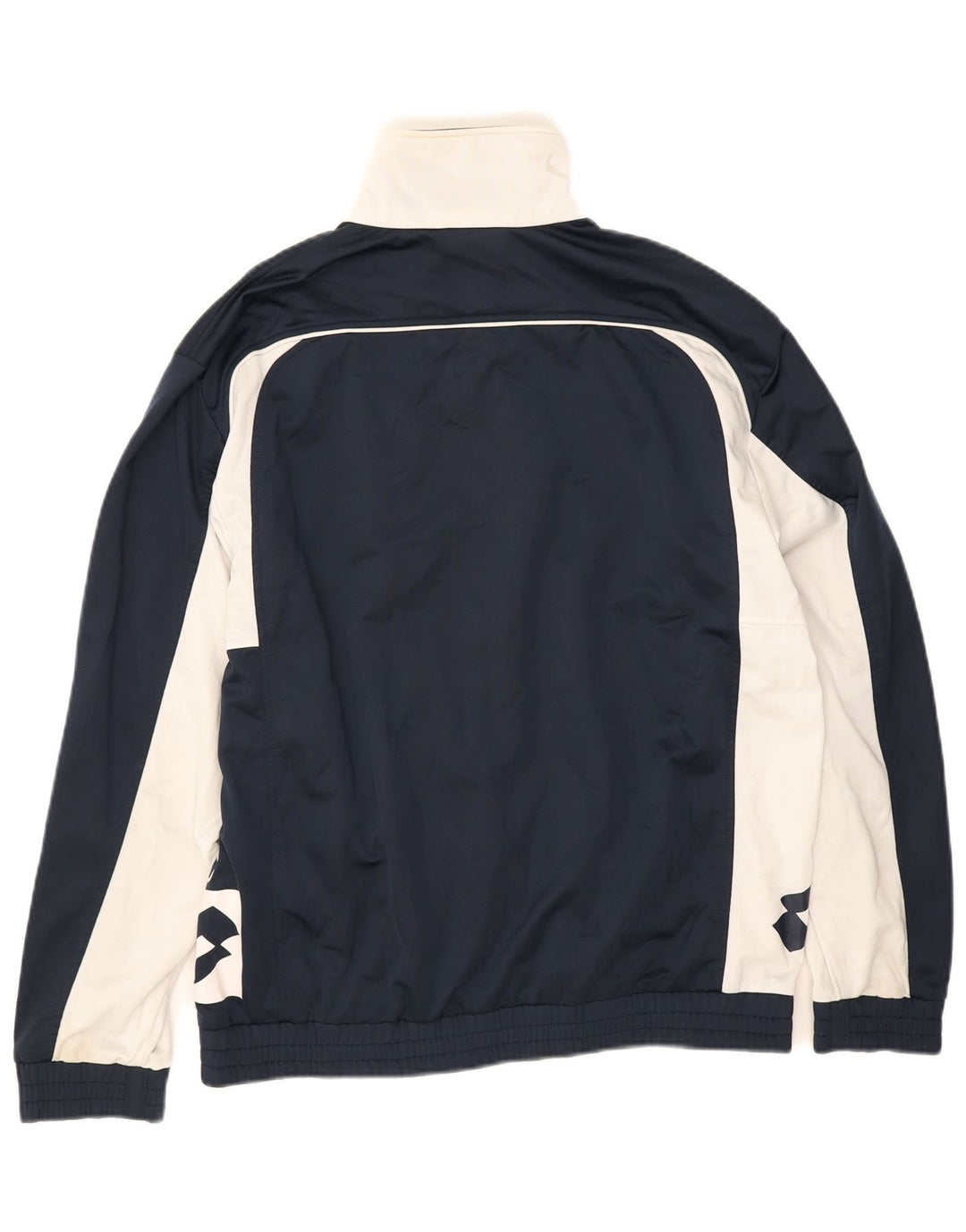 Giacca da ginnastica grafica da uomo Lotto, grande, color block blu navy