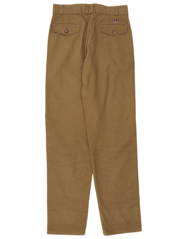 Pantaloni chino con pegging da donna Wampum IT 42 medio W28 L31 cotone kaki