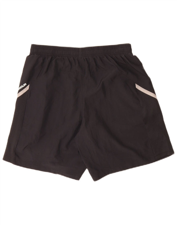 Pantaloncini sportivi da uomo Under Armour medio nero poliestere