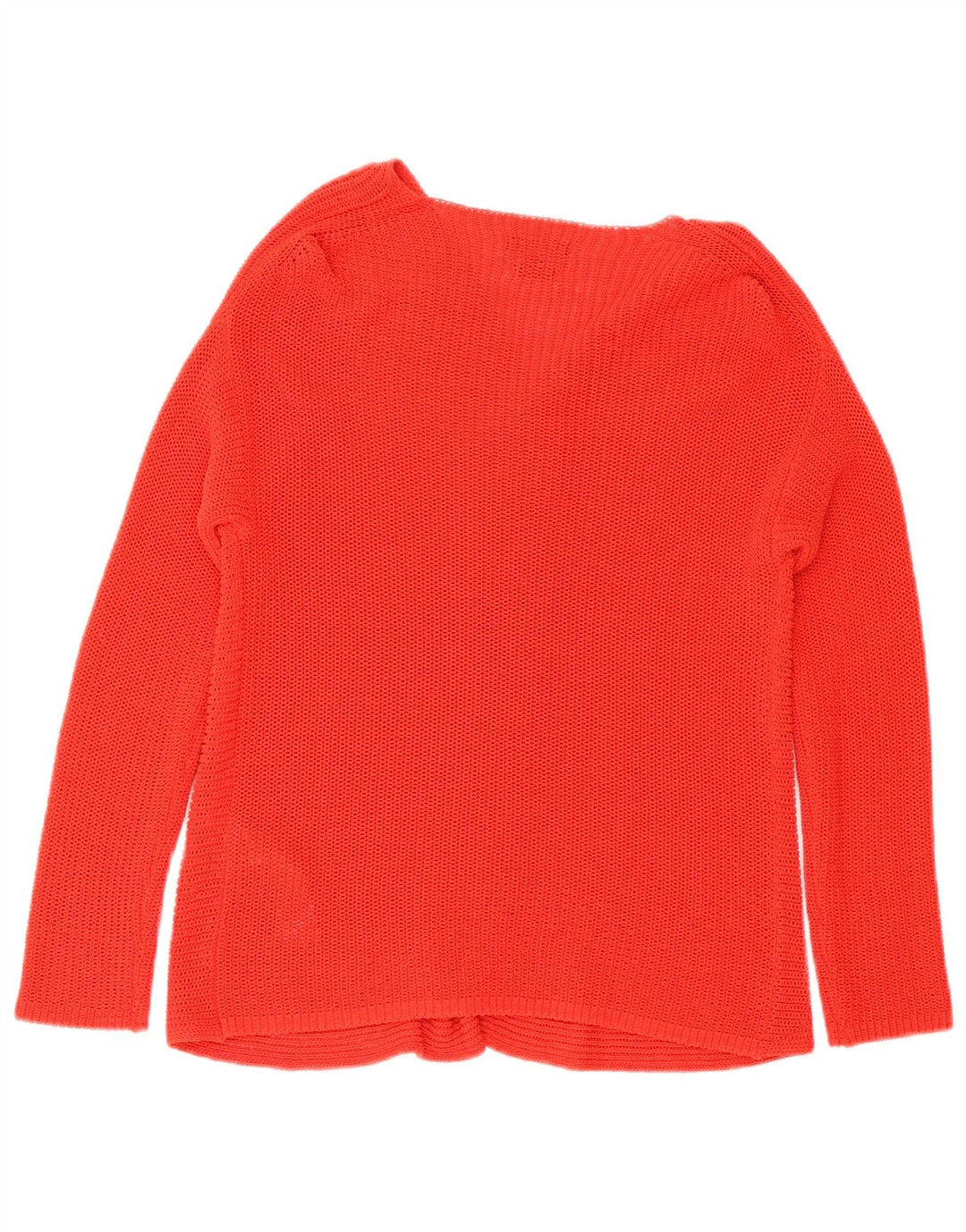 Maglione cardigan aperto da donna Massimo Dutti UK 10 piccolo cotone rosso