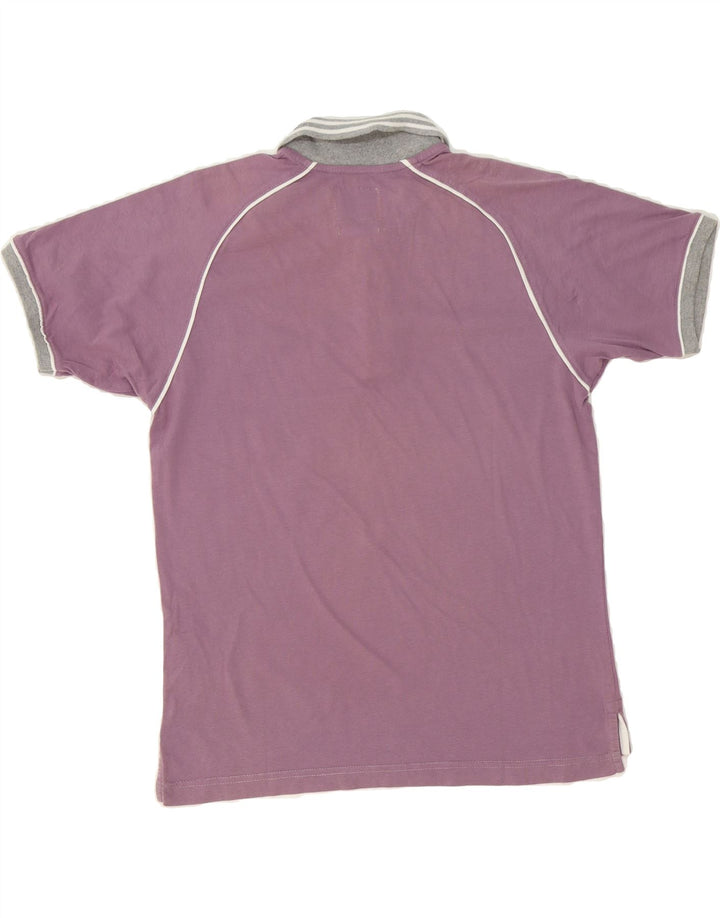 CHAMPION Mens Graphic Polo Shirt Small Purple Cotton Vintage Champion and Second-Hand Champion from Messina Hembry 