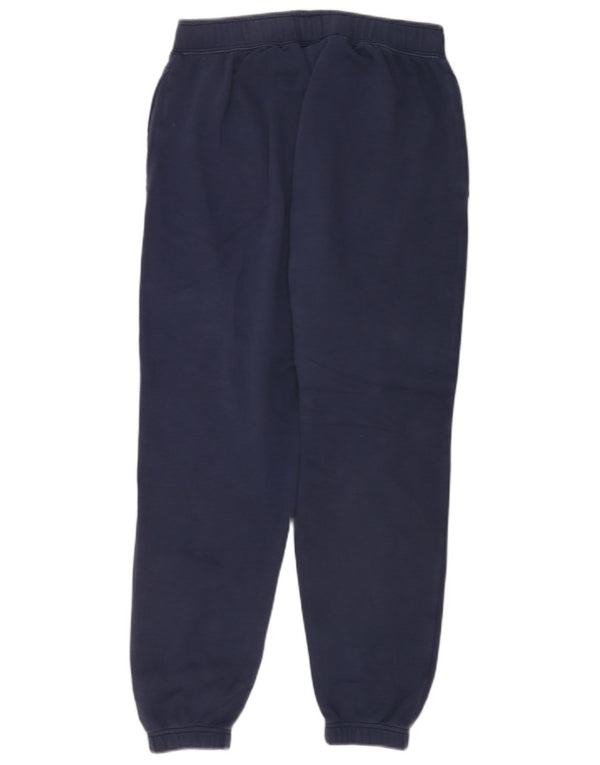 Pantaloni da tuta con grafica Nike da uomo, pantaloni da jogging, piccoli, in cotone blu navy