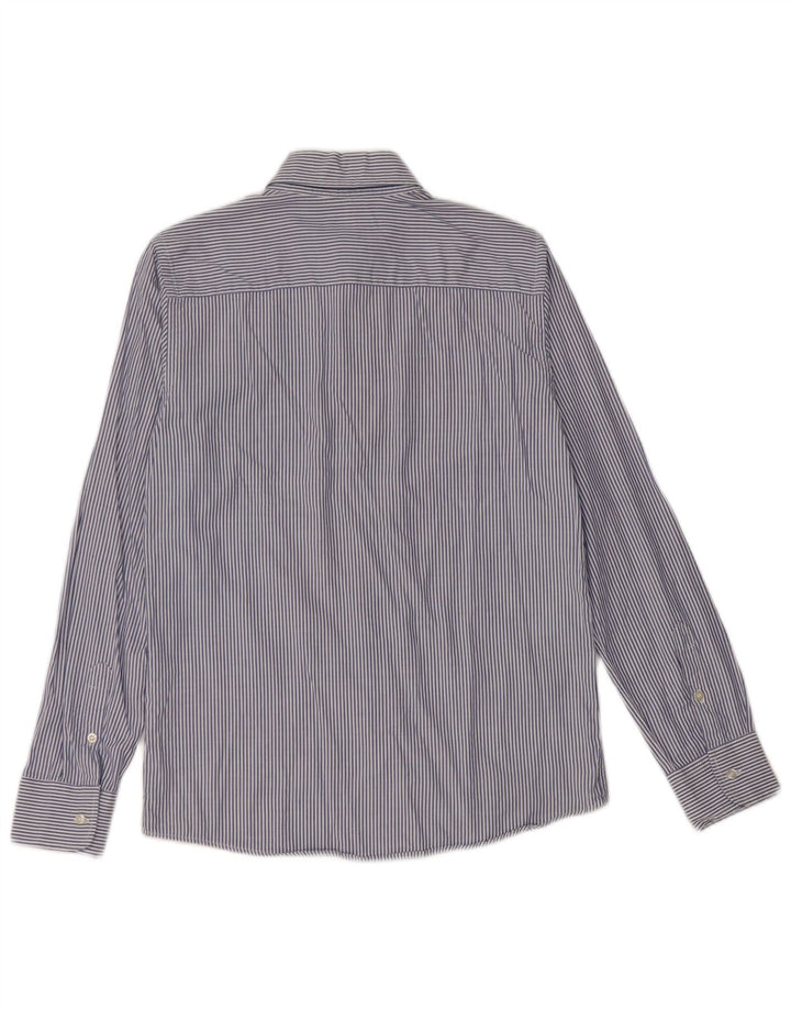 Camicia Bambino FRED PERRY 13-14 Anni Cotone Gessato Blu Navy