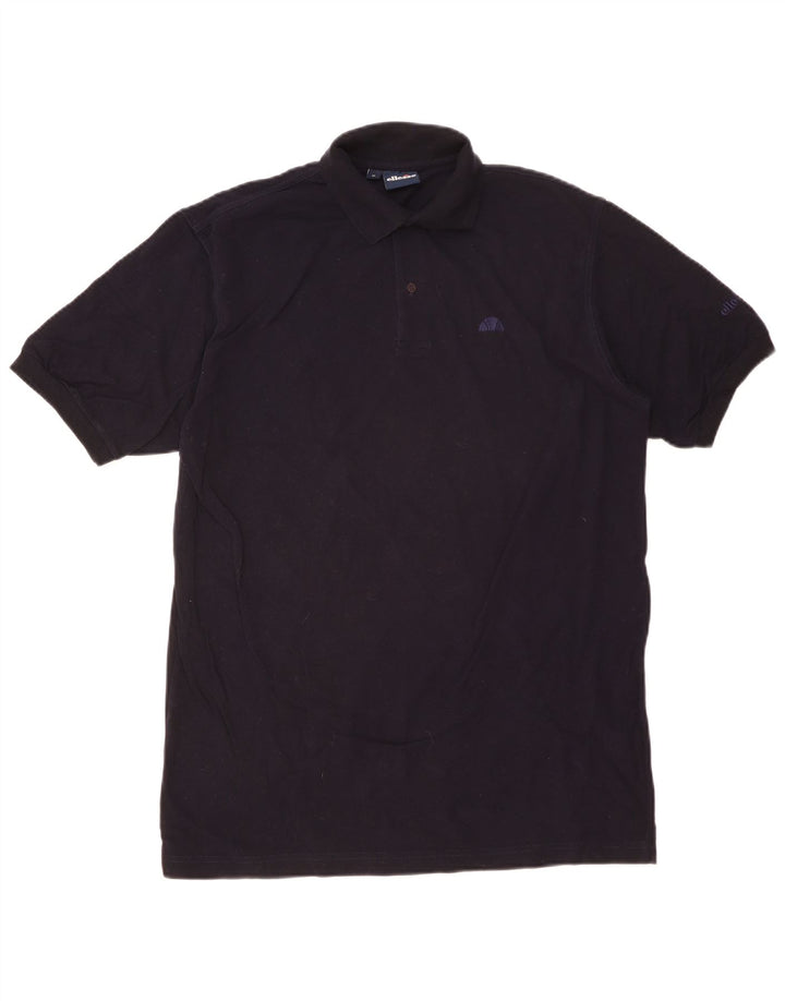 Polo da uomo Ellesse XL in cotone blu navy