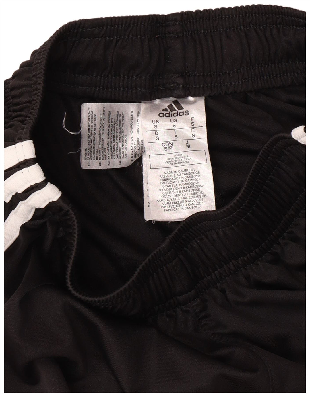 Pantaloncini sportivi da uomo ADIDAS piccoli sportivi in poliestere nero