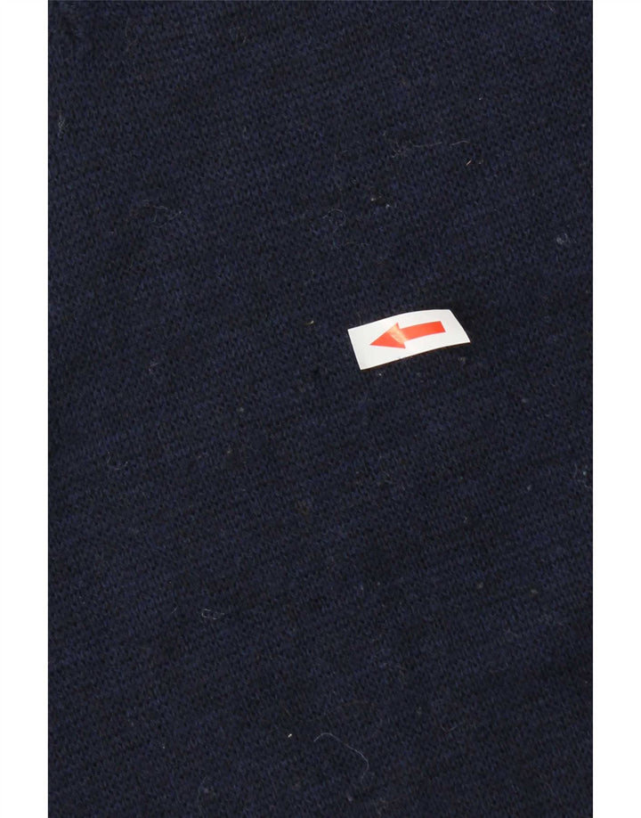 Canotta vintage da uomo, canotta media blu navy