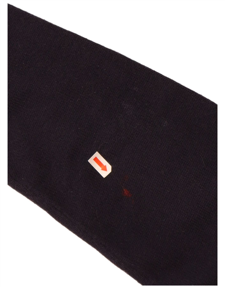 FRED PERRY Maglione da uomo con scollo a V in lana blu navy medio